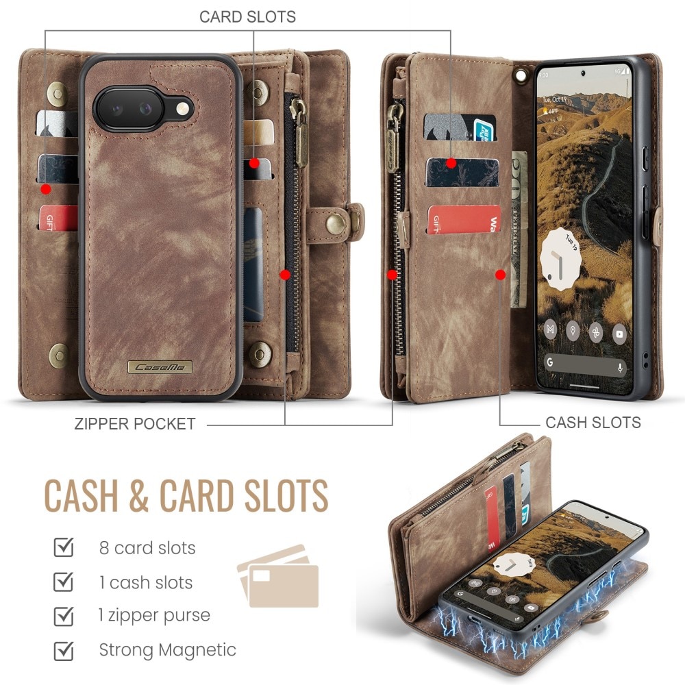 Cartera Multi-Slot Google Pixel 9a Marrón