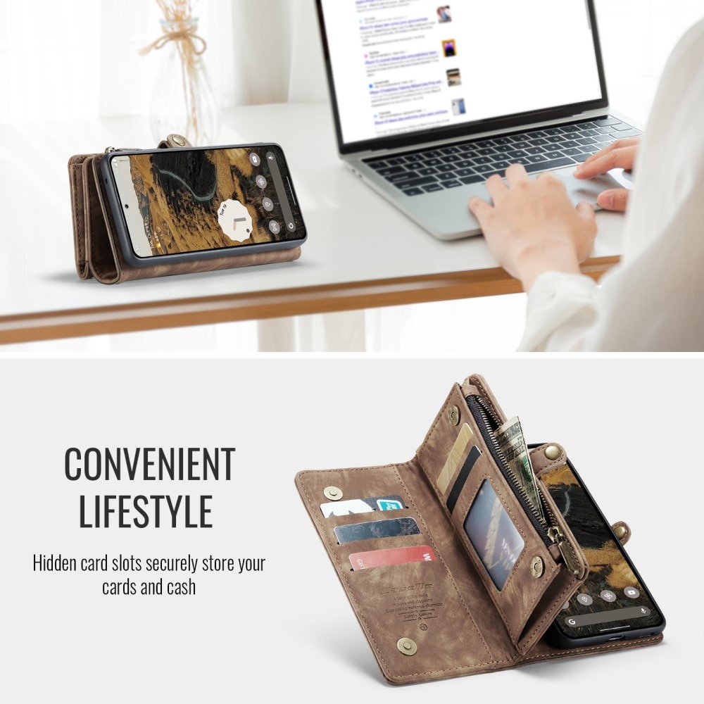 Cartera Multi-Slot Google Pixel 9a Marrón