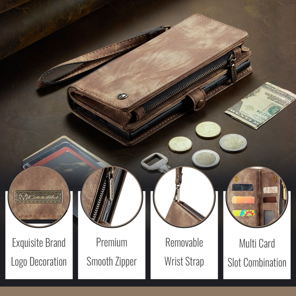 Cartera Multi-Slot Google Pixel 9a Marrón