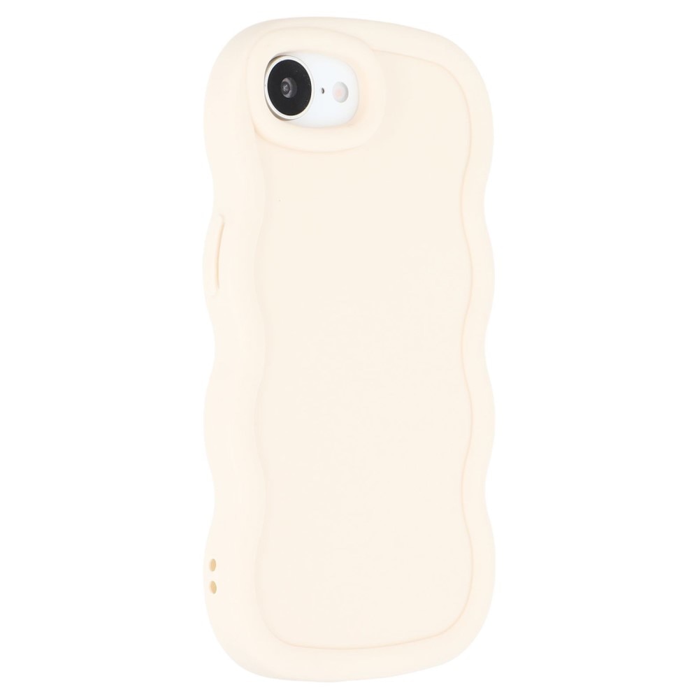 Funda TPU Wavy Edge iPhone 16e Blance