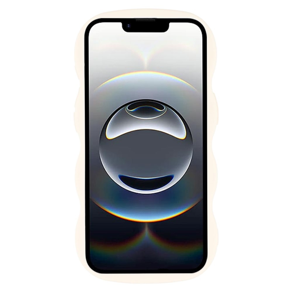 Funda TPU Wavy Edge iPhone 16e Blance