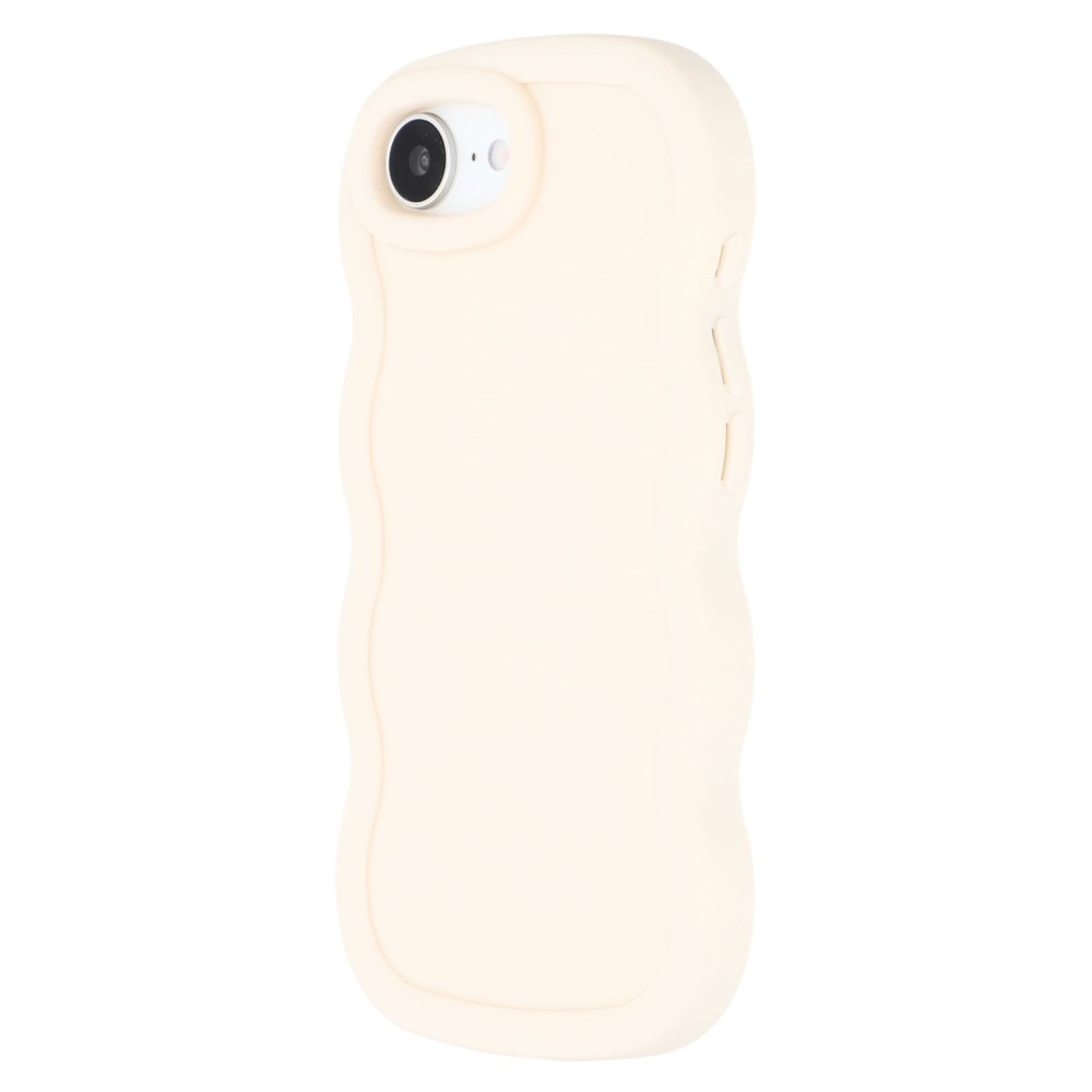 Funda TPU Wavy Edge iPhone 16e Blance