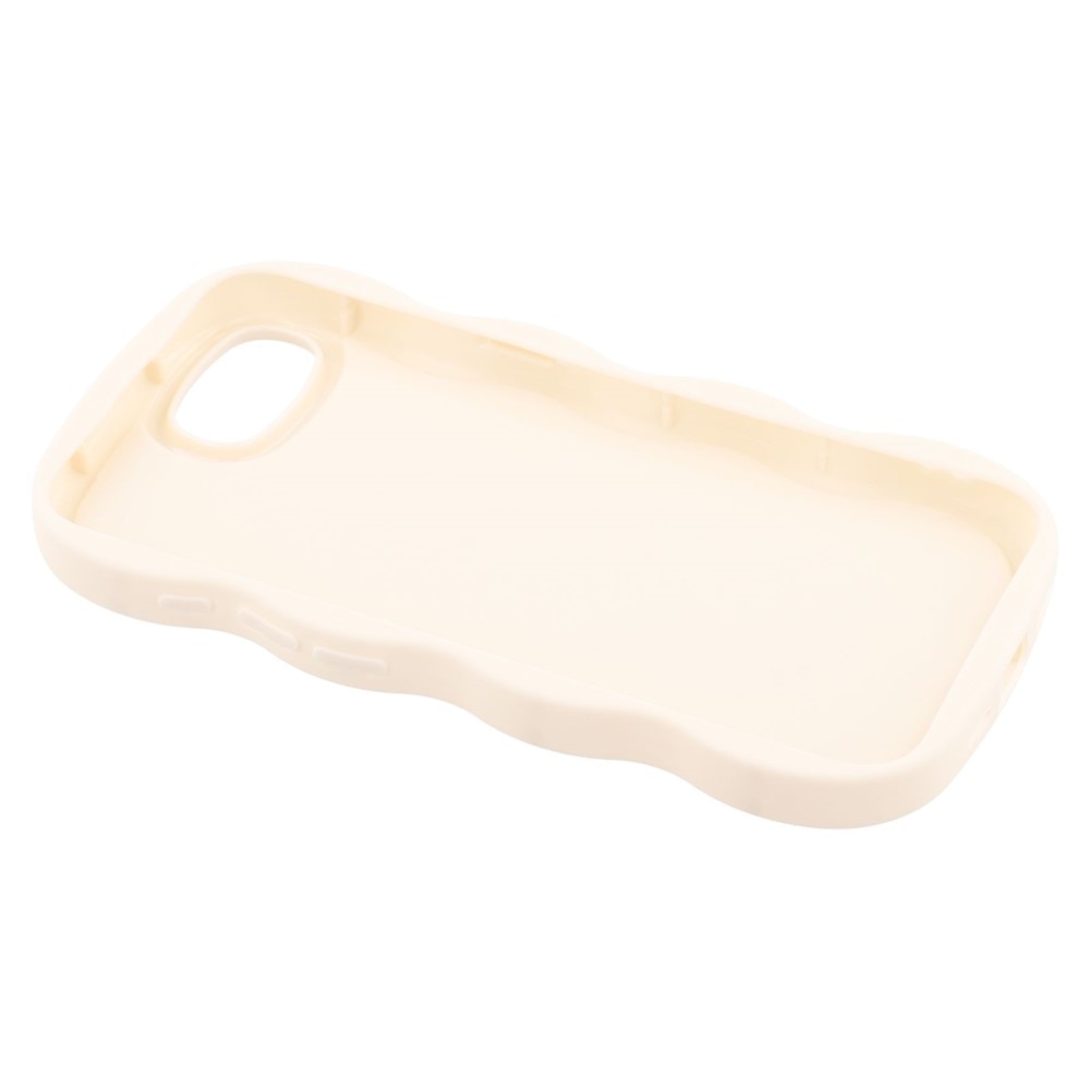 Funda TPU Wavy Edge iPhone 16e Blance