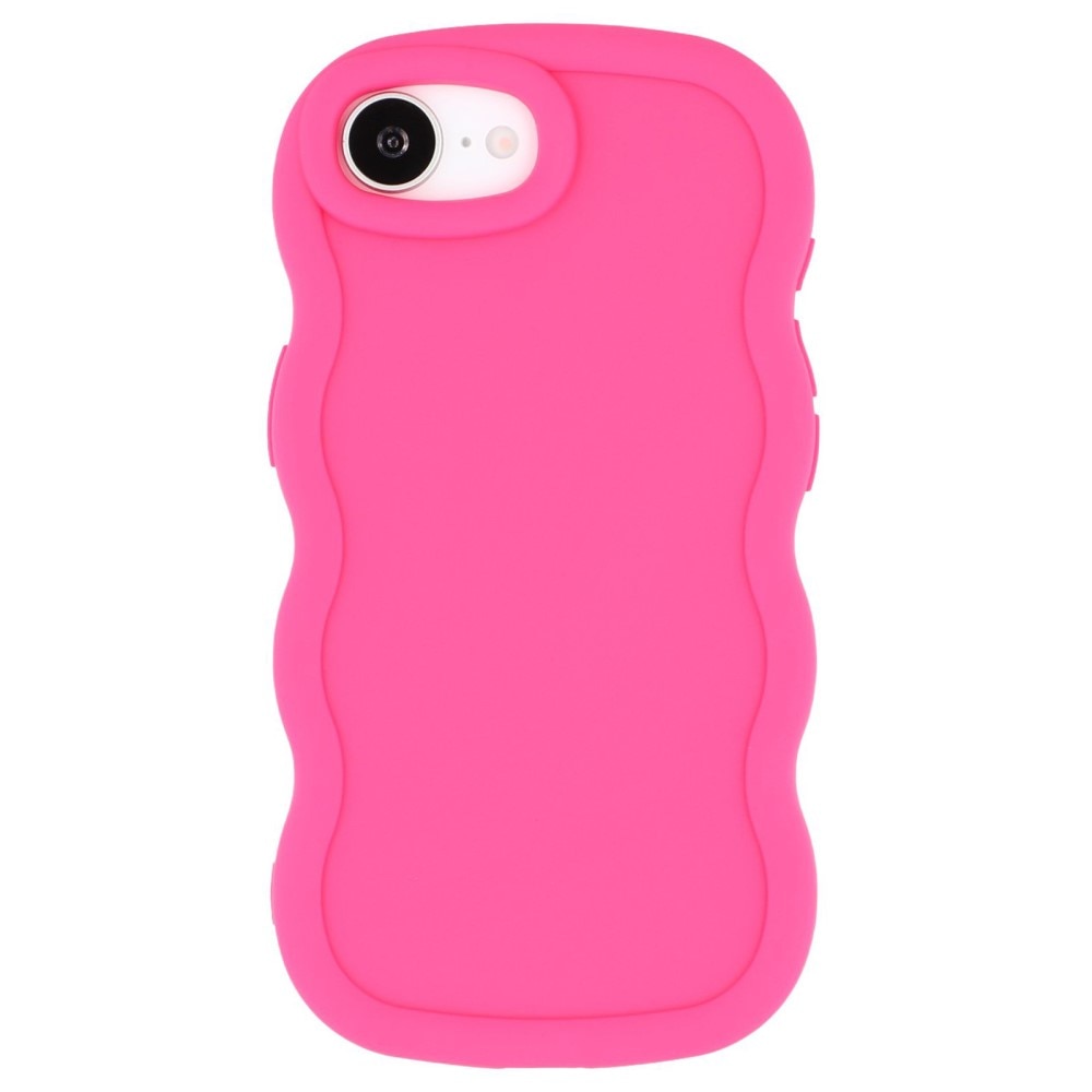 Funda TPU Wavy Edge iPhone 16e Rosa