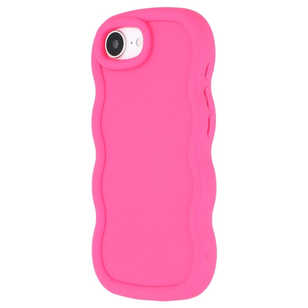Funda TPU Wavy Edge iPhone 16e Rosa