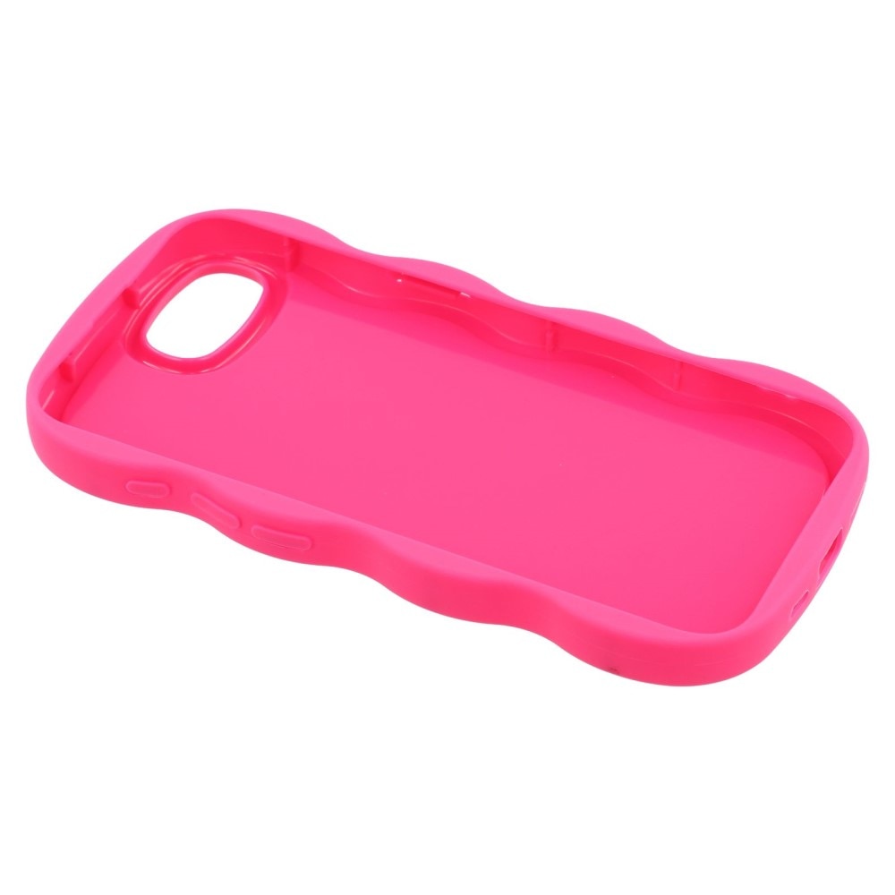 Funda TPU Wavy Edge iPhone 16e Rosa