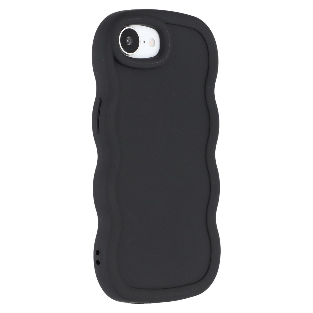 Funda TPU Wavy Edge iPhone 16e Negro