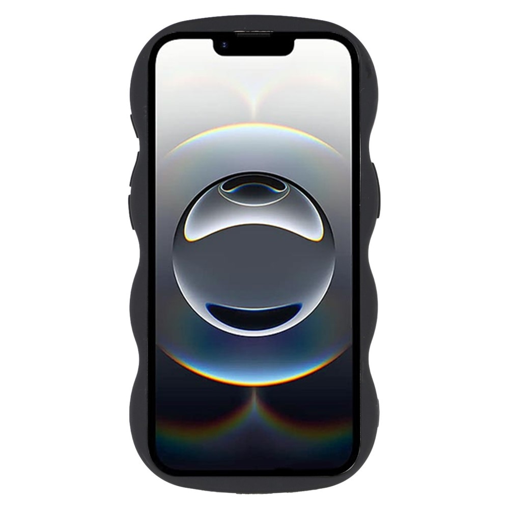 Funda TPU Wavy Edge iPhone 16e Negro