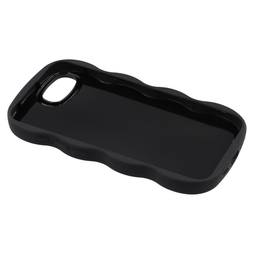 Funda TPU Wavy Edge iPhone 16e Negro