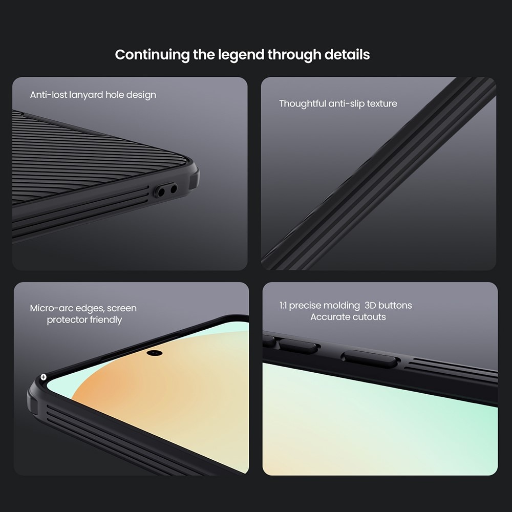 Funda CamShield MagSafe Samsung Galaxy S25 Edge negro