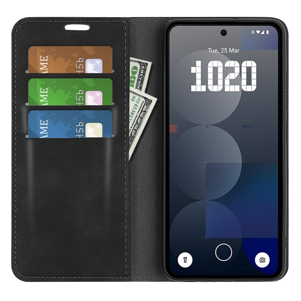 Funda delgada cartera Nothing Phone 3a Pro Negro