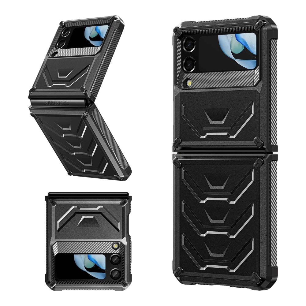 Funda Tactical Full Protection Samsung Galaxy Z Flip 4 Negro