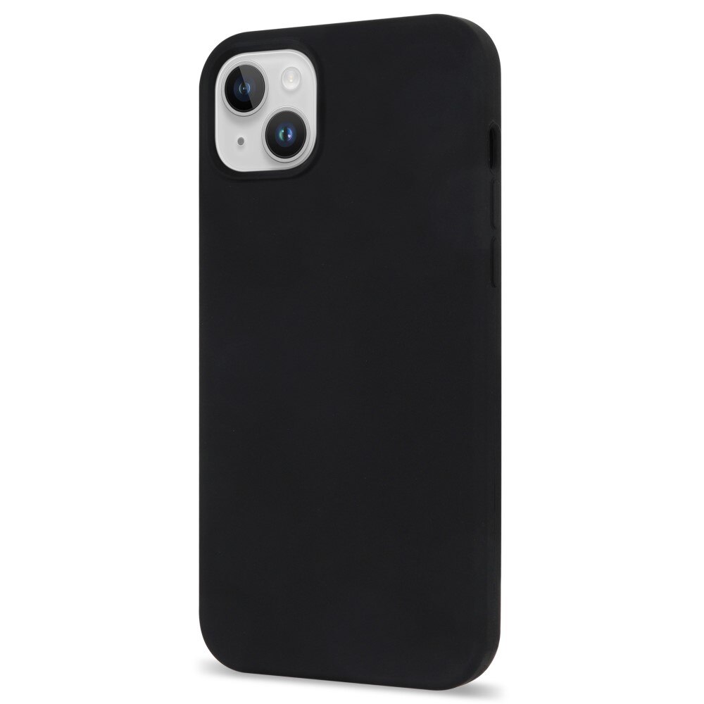 Funda de silicona iPhone 14 negro