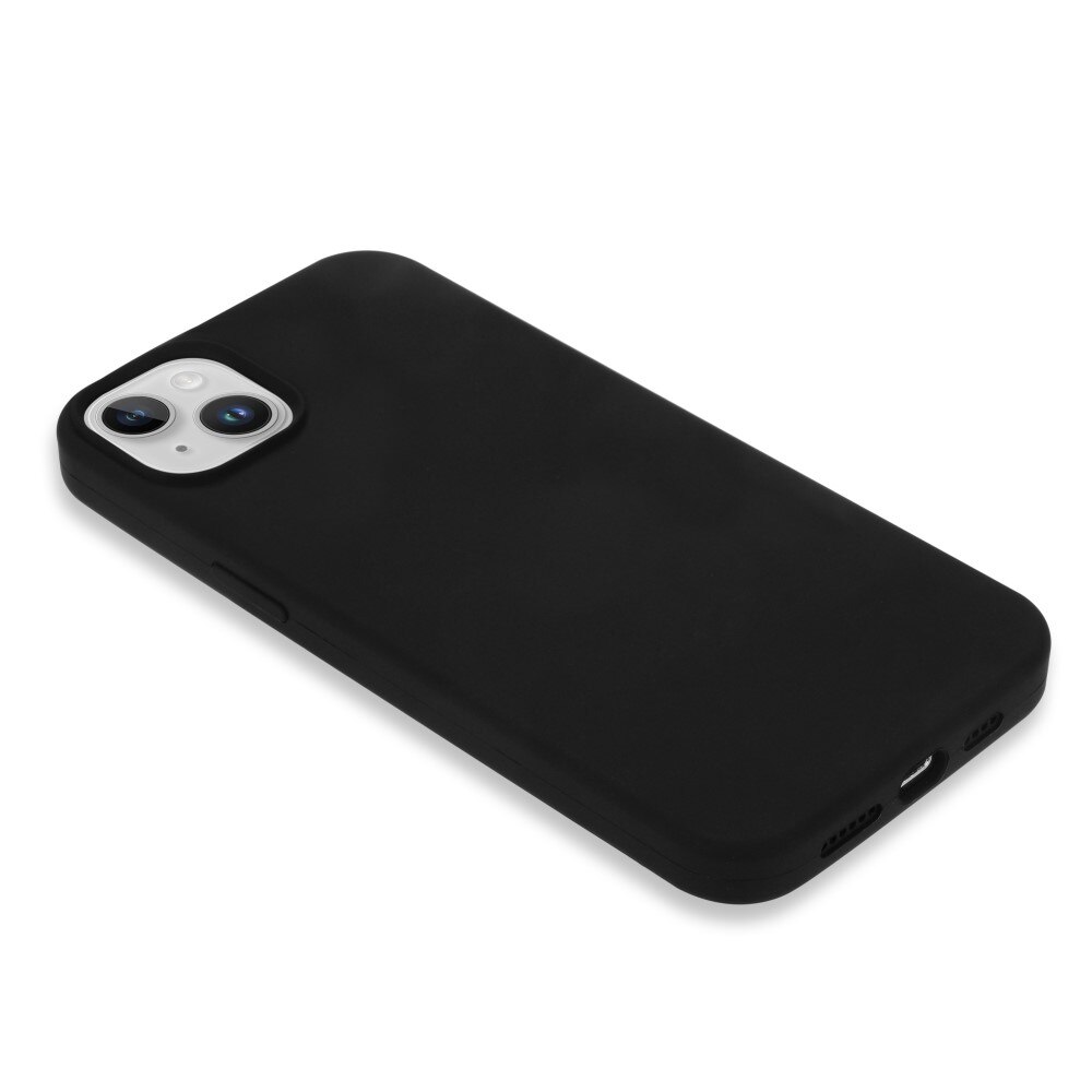 Funda de silicona iPhone 14 negro