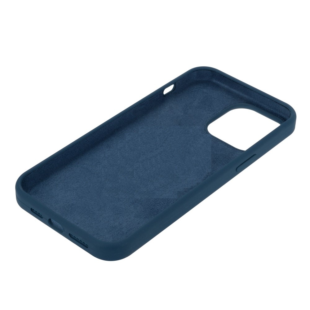 Funda de silicona iPhone 14 azul