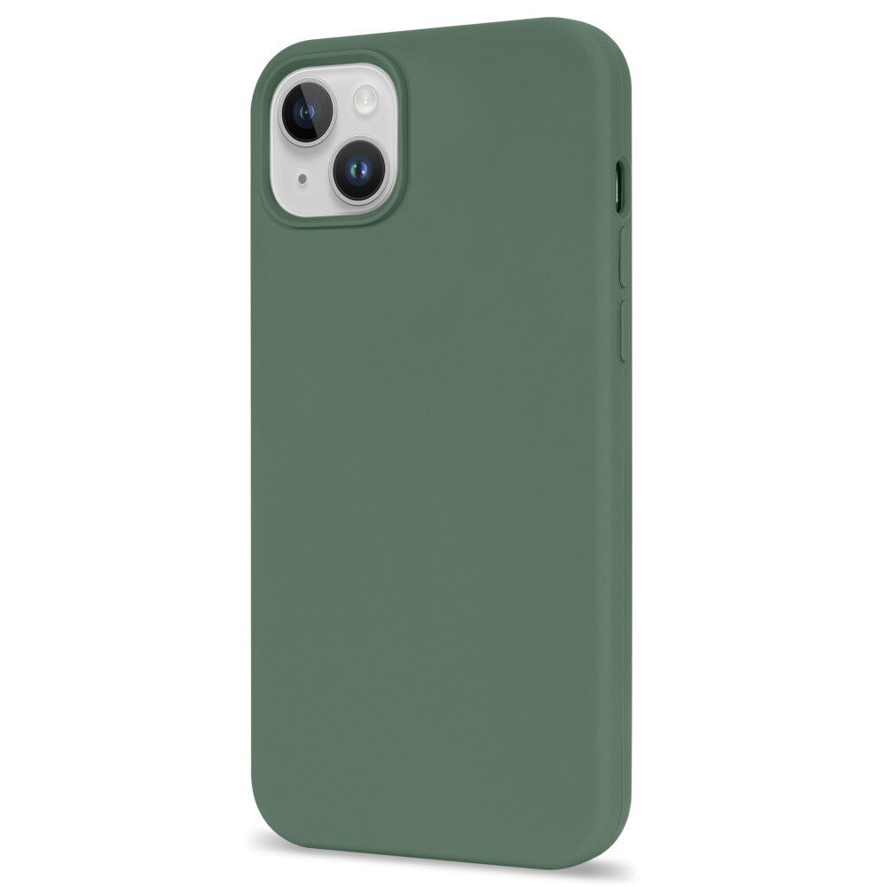 Funda de silicona iPhone 14 verde