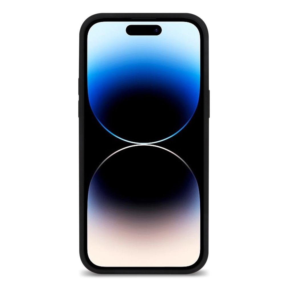 Funda de silicona iPhone 14 Pro negro