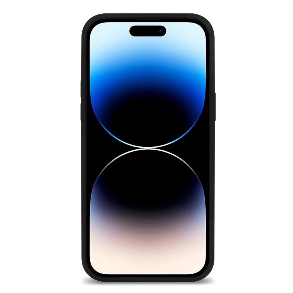 Funda de silicona iPhone 14 Pro Max negro