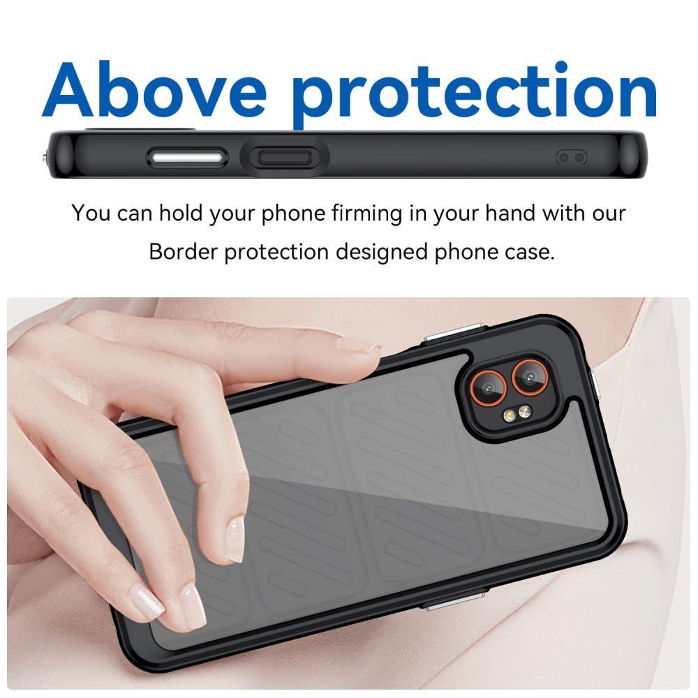Funda híbrida para Samsung Galaxy Xcover 7 Pro Negro