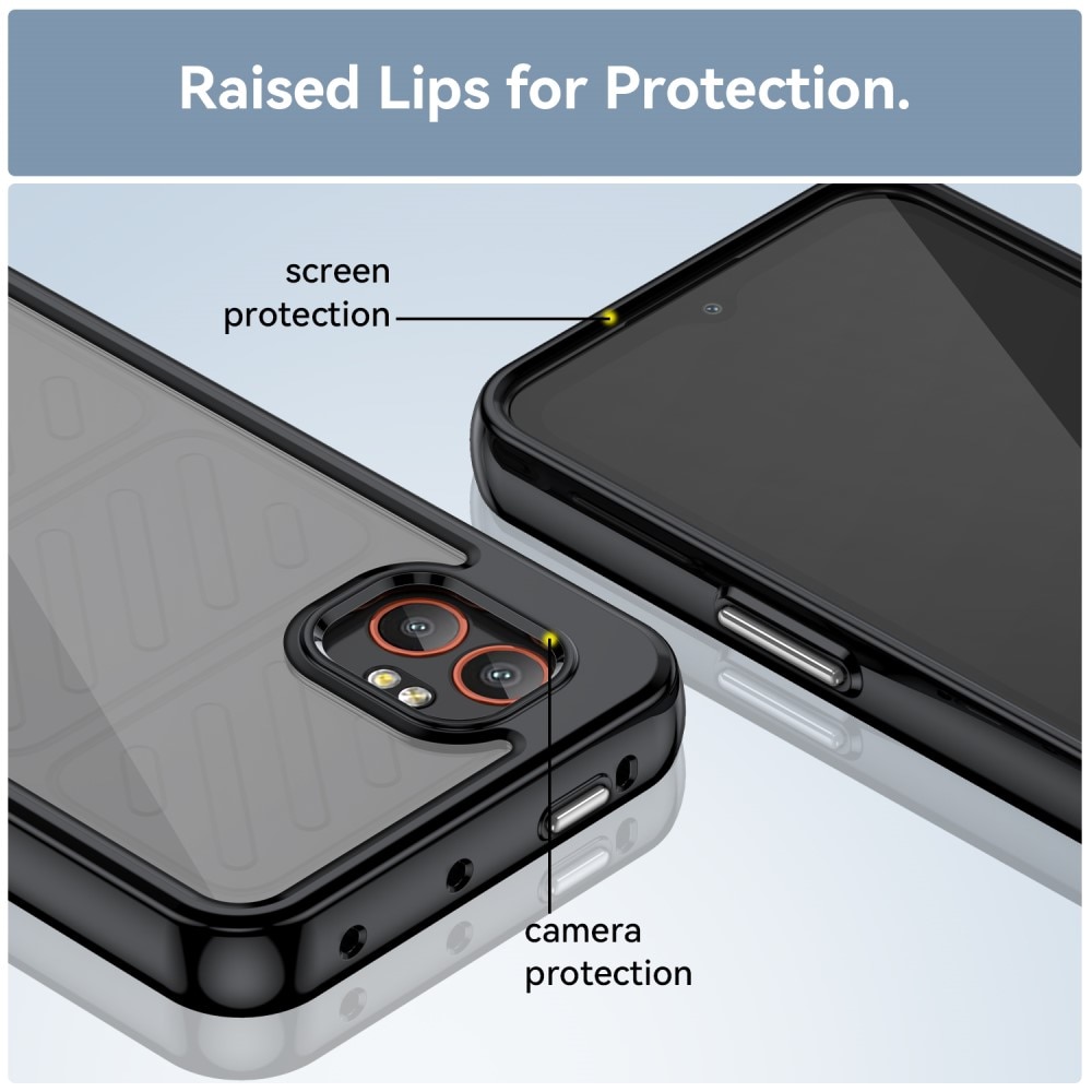 Funda híbrida para Samsung Galaxy Xcover 7 Pro Negro