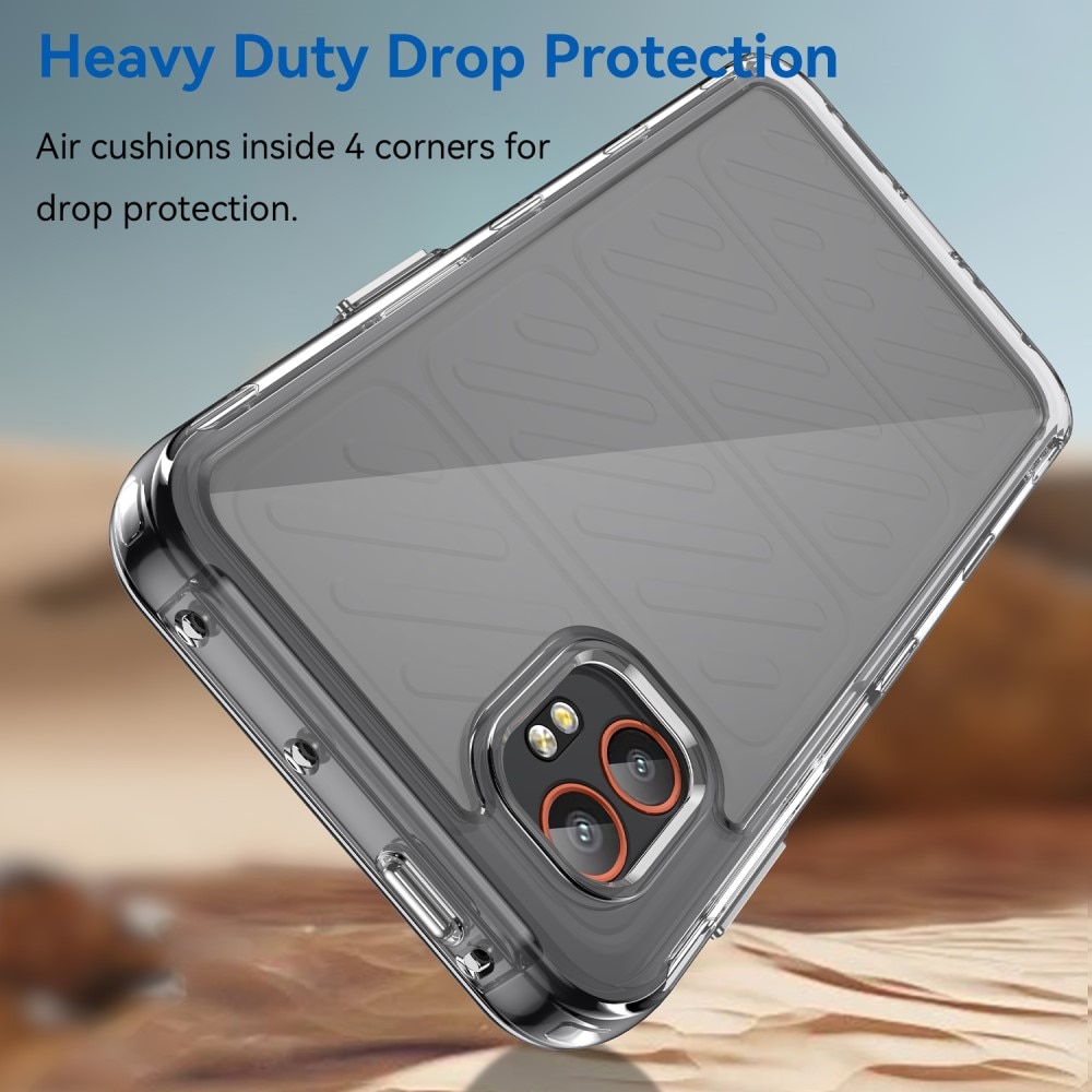 Funda híbrida para Samsung Galaxy Xcover 7 Pro transparente