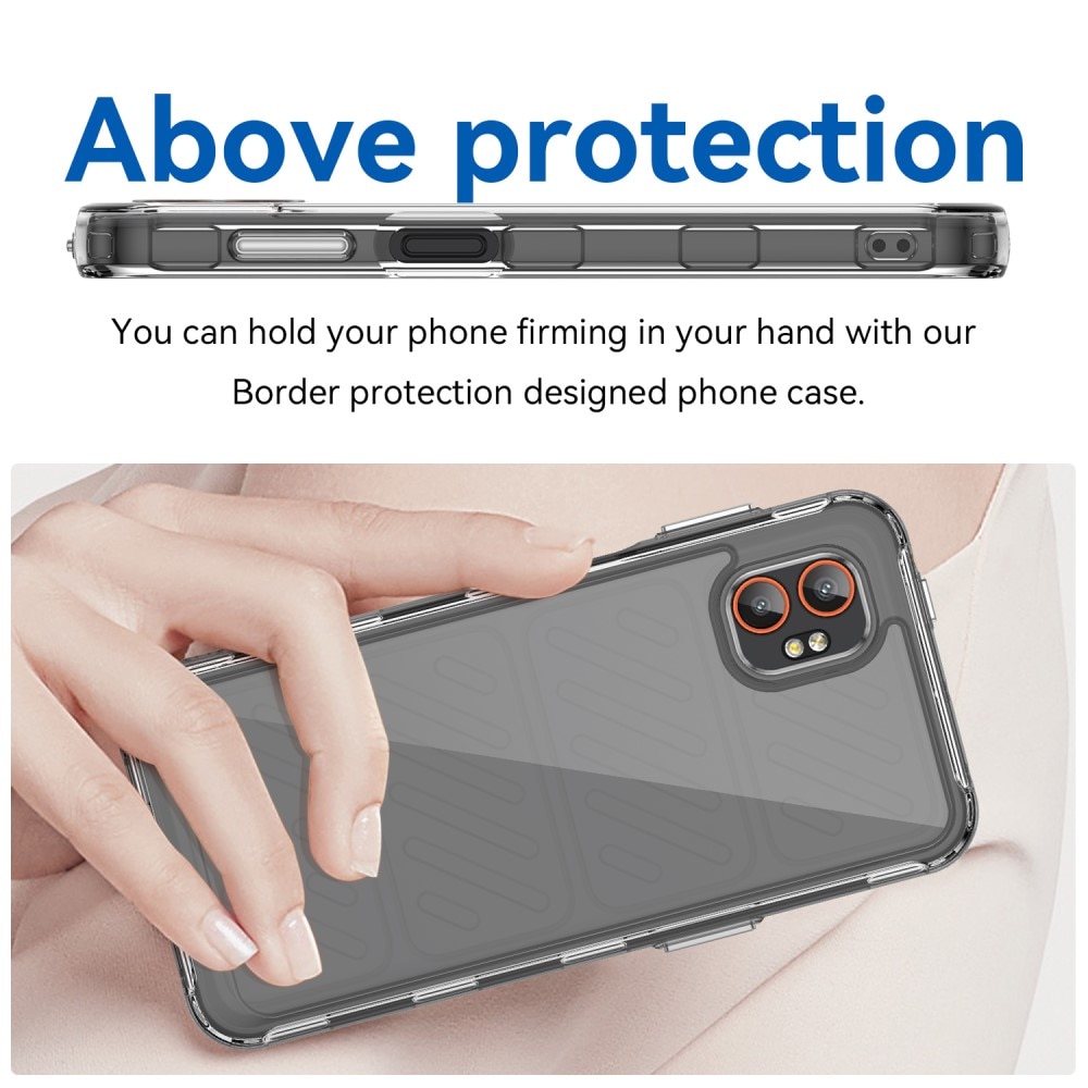 Funda híbrida para Samsung Galaxy Xcover 7 Pro transparente