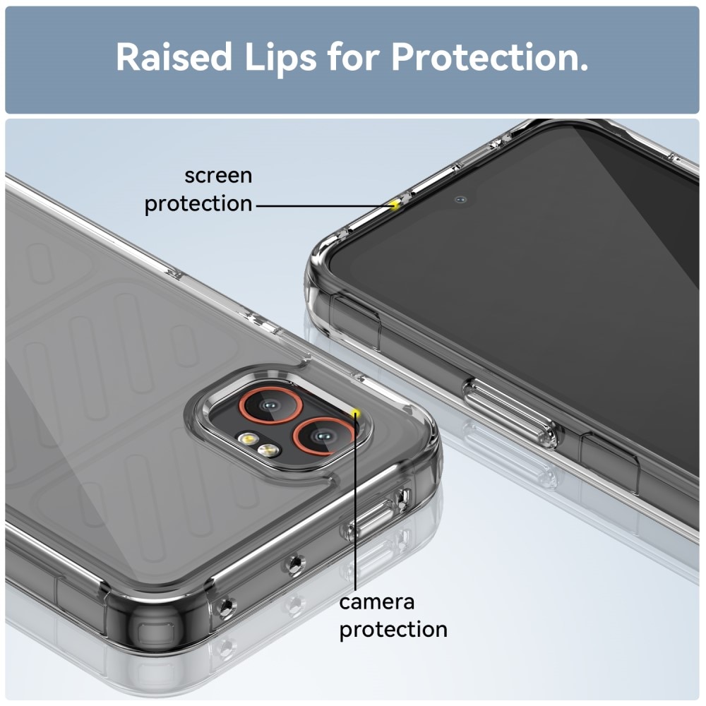 Funda híbrida para Samsung Galaxy Xcover 7 Pro transparente