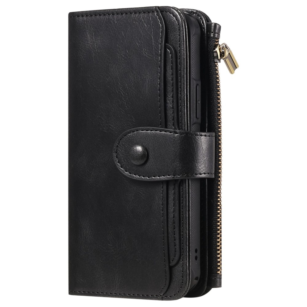 Magnet Leather Multi Wallet iPhone 14 Pro Max Negro