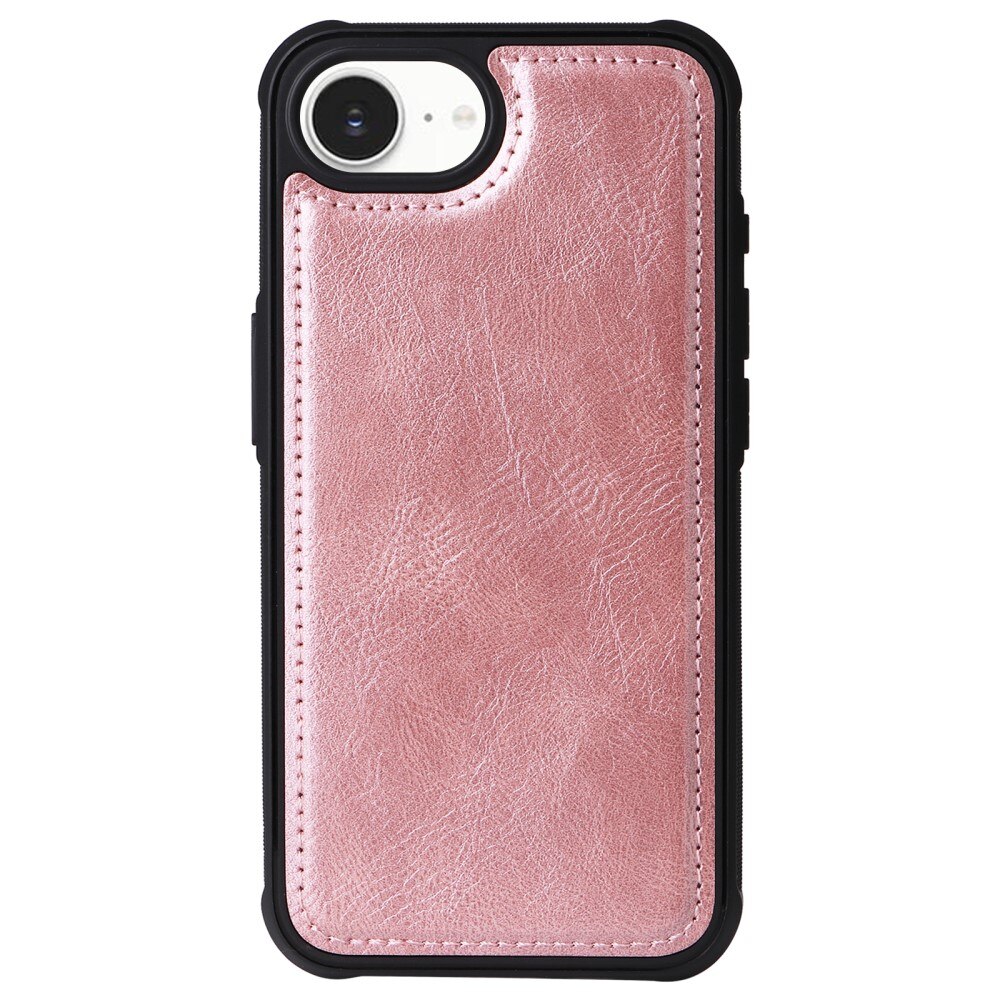 Magnet Leather Multi Wallet iPhone 16e Rosa