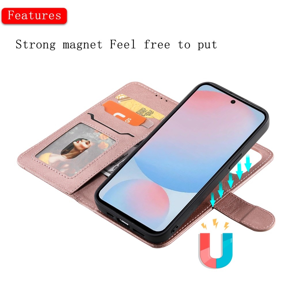 Funda magnética Samsung Galaxy A56 Rosa