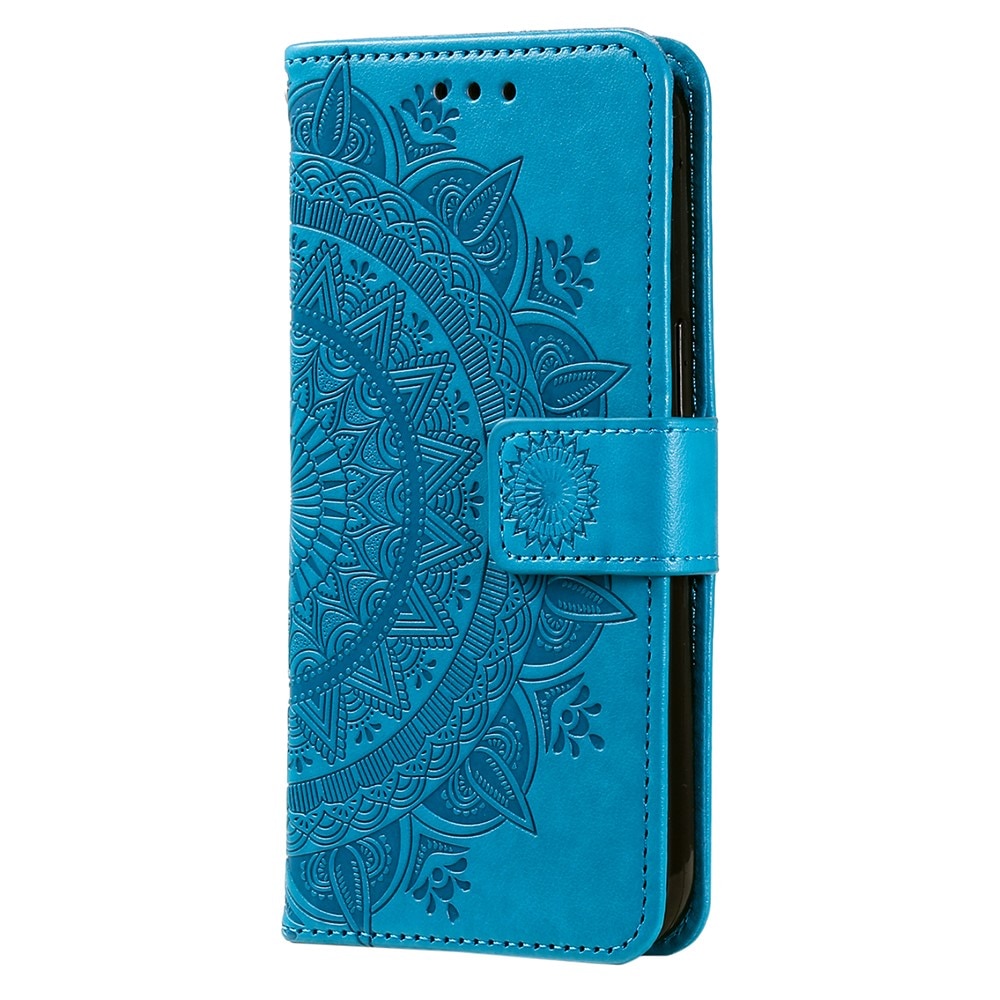 Funda de Cuero Mandala Sony Xperia 1 VII Azul