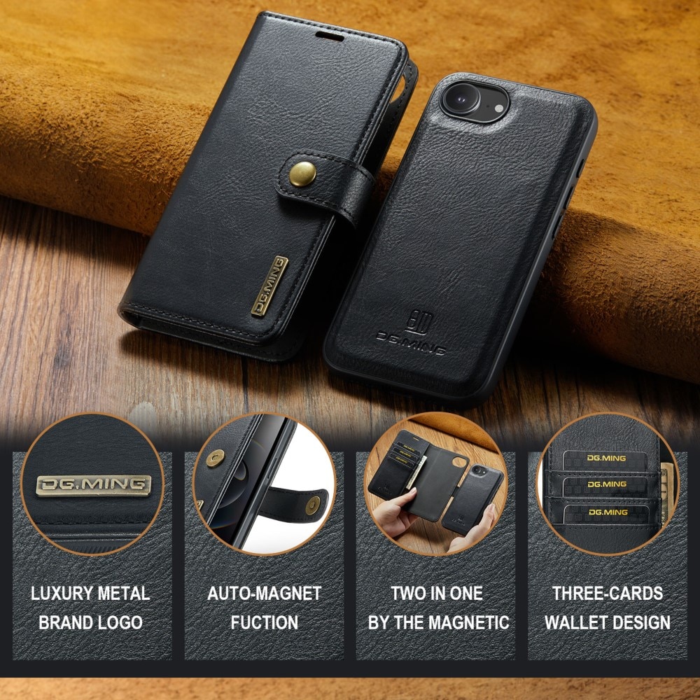 Cartera Magnet Wallet iPhone 16e Black