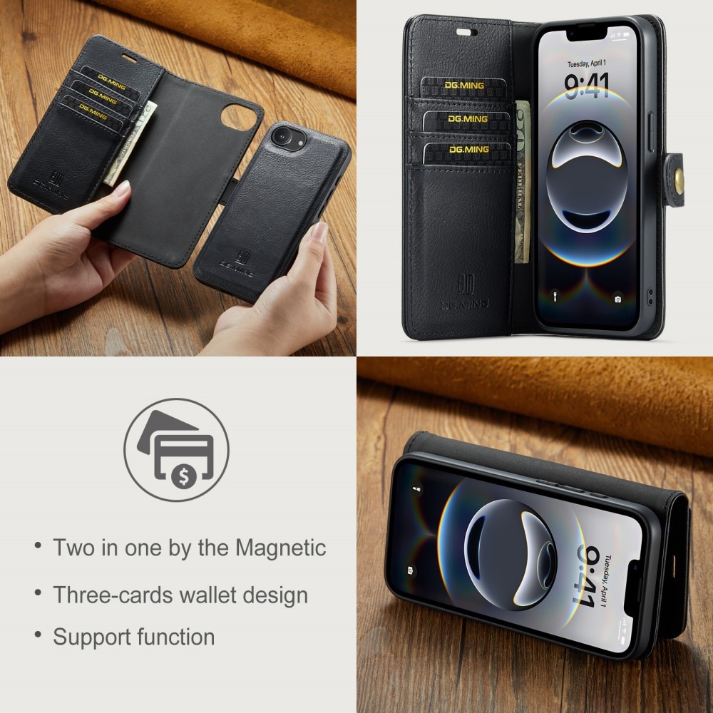 Cartera Magnet Wallet iPhone 16e Black