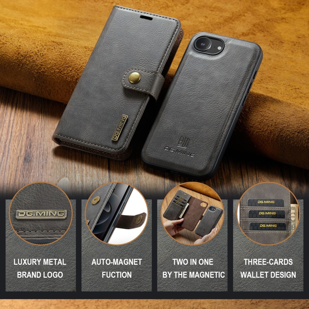 Cartera Magnet Wallet iPhone 16e Brown