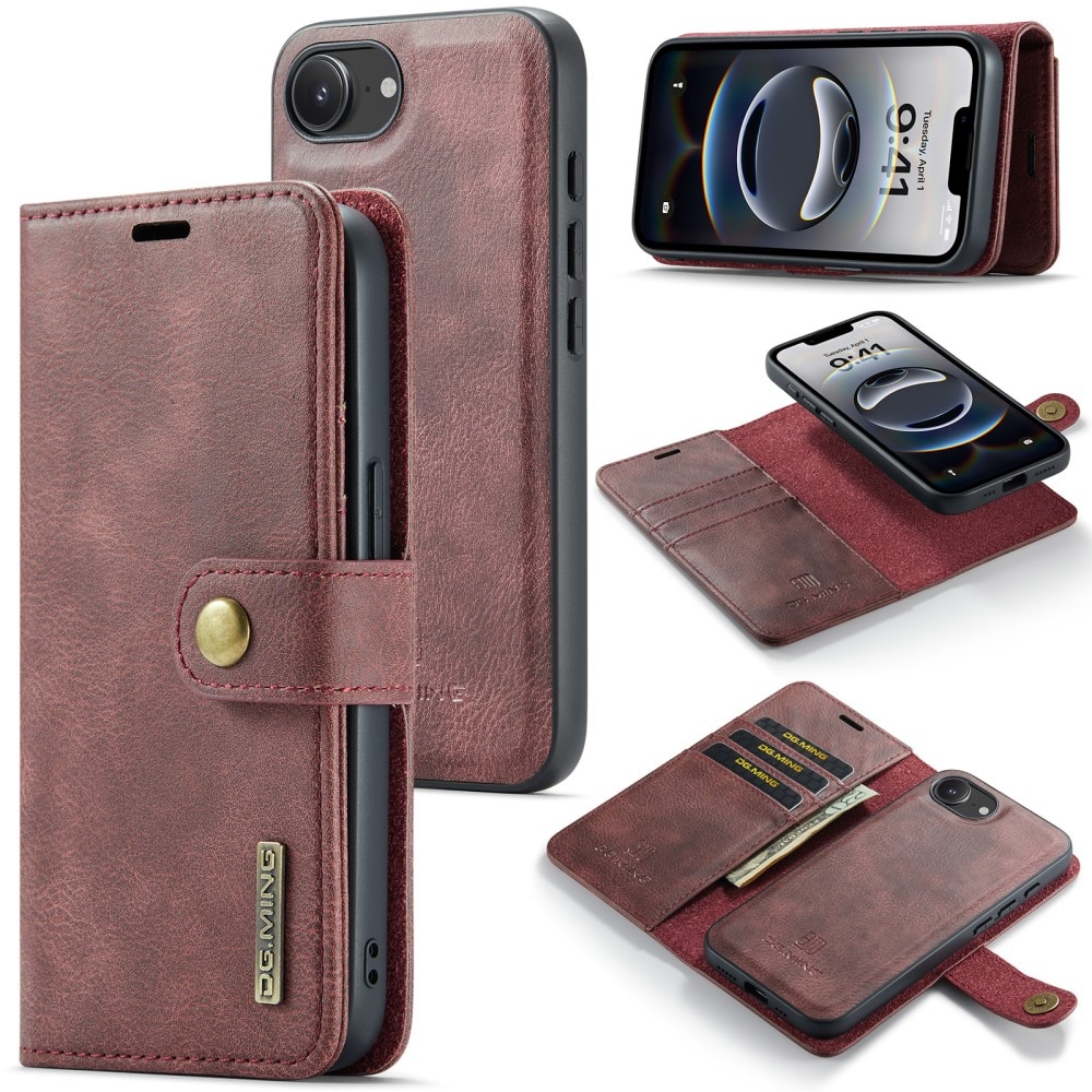Cartera Magnet Wallet iPhone 16e Red