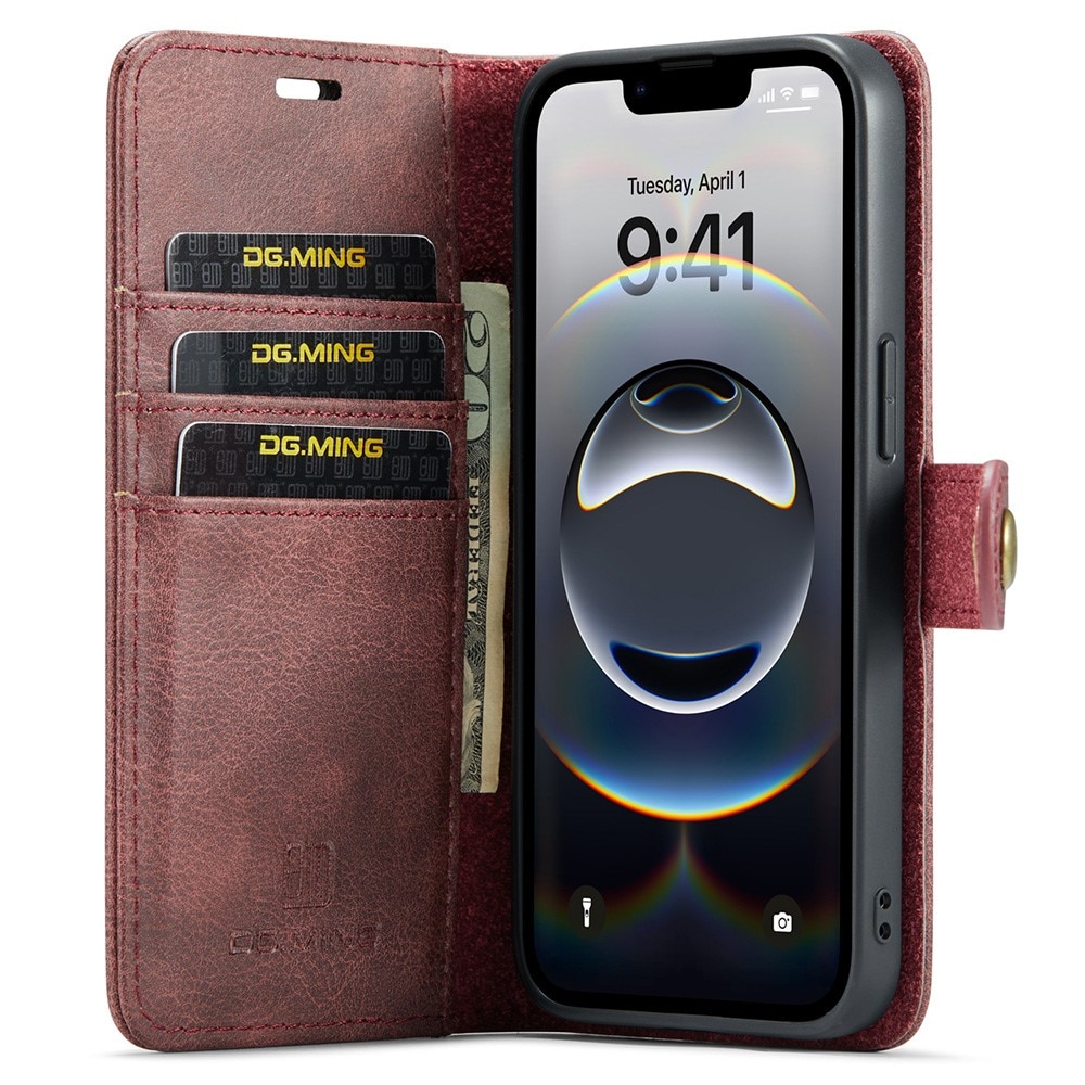 Cartera Magnet Wallet iPhone 16e Red