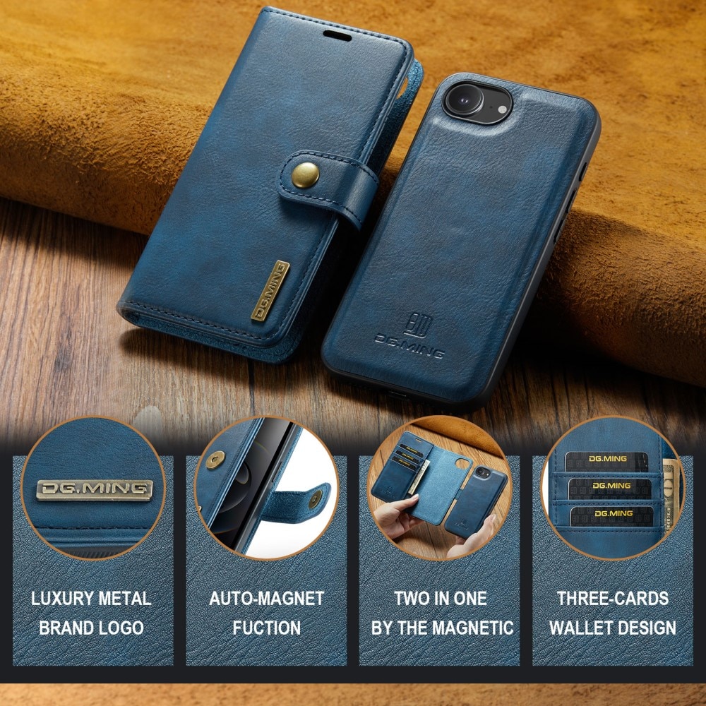 Cartera Magnet Wallet iPhone 16e Blue