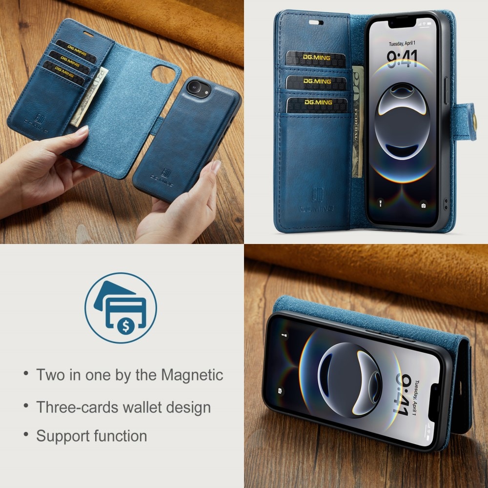 Cartera Magnet Wallet iPhone 16e Blue