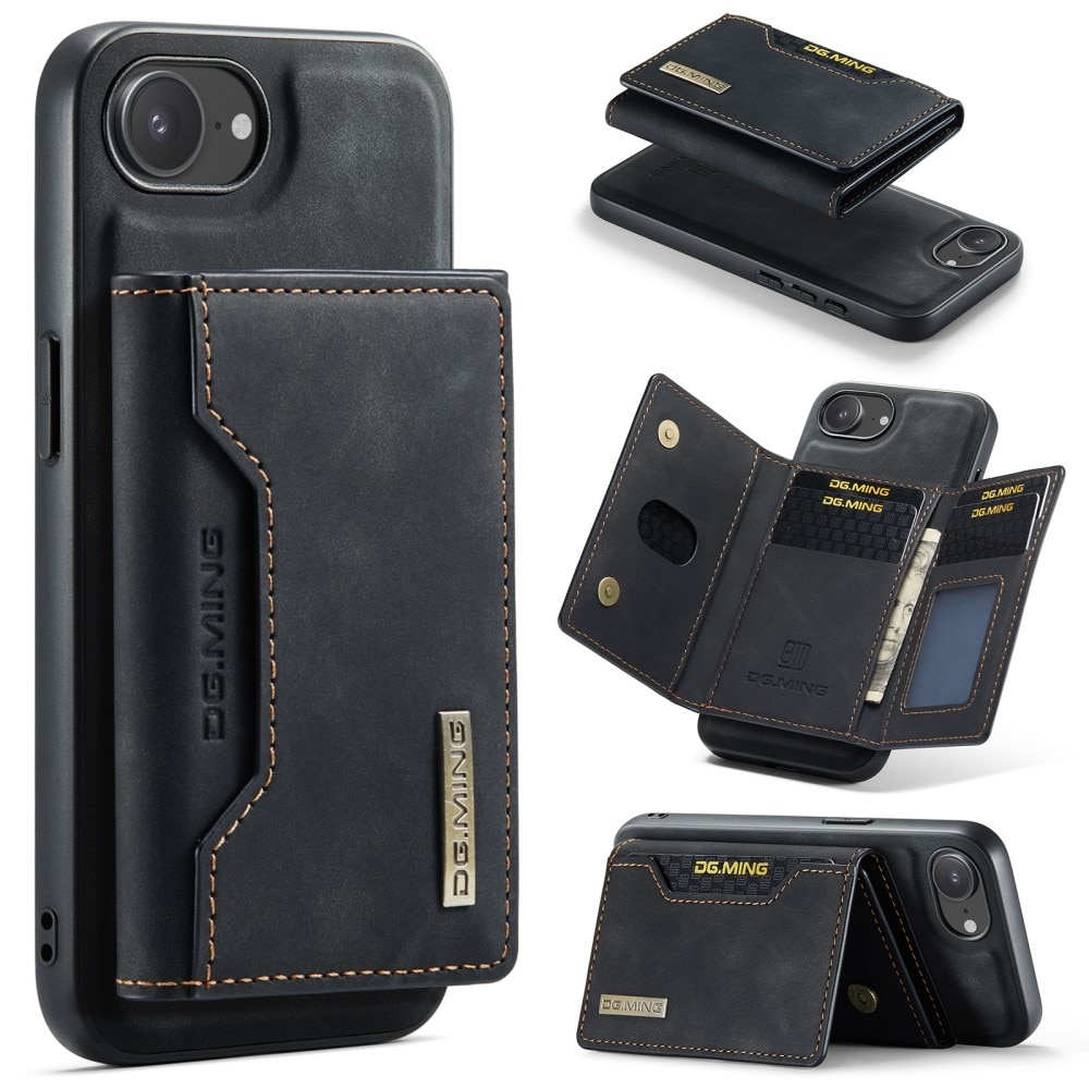 Funda Magnetic Card Slot iPhone 16e Black