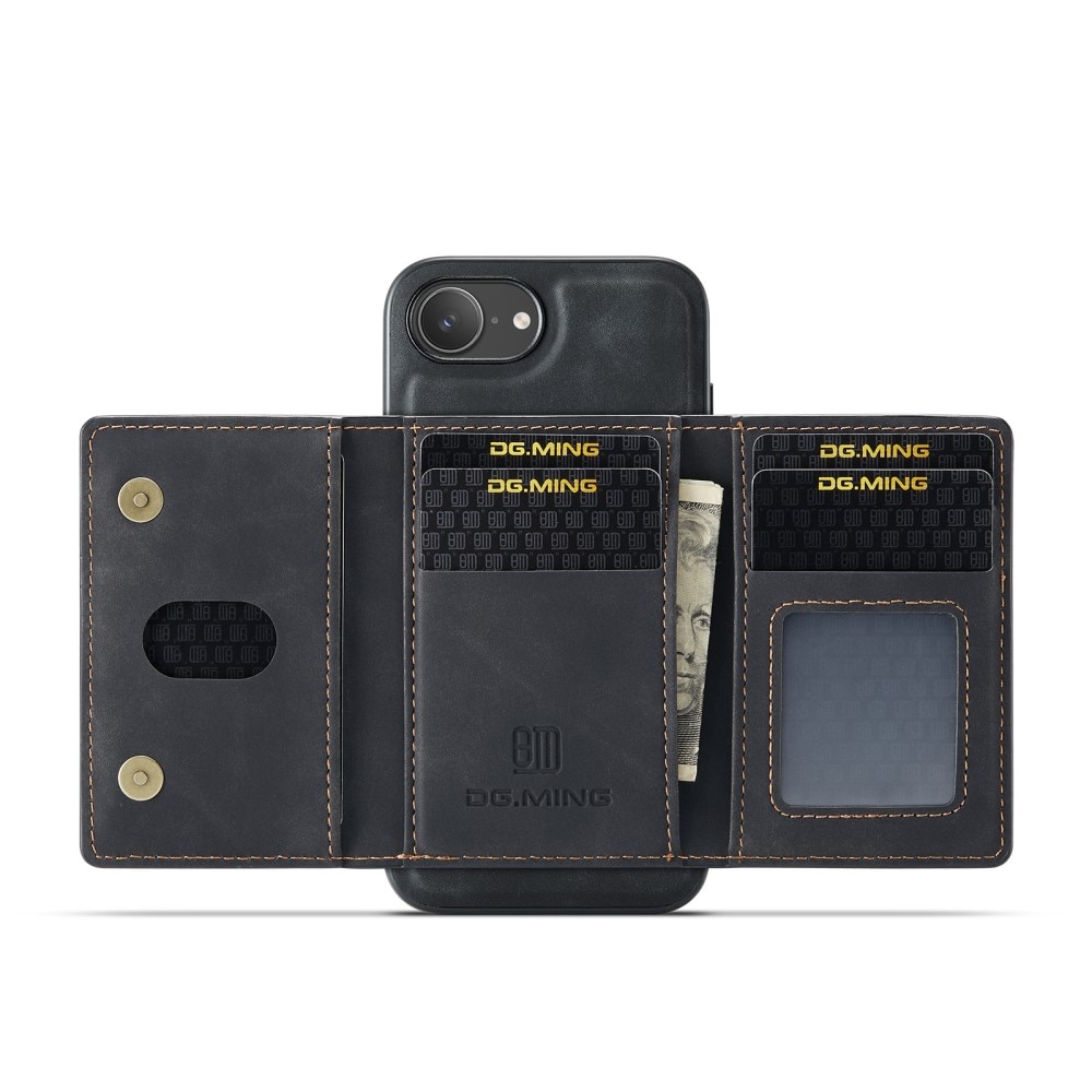 Funda Magnetic Card Slot iPhone 16e Black