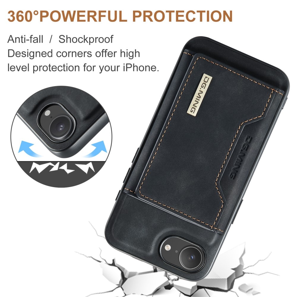 Funda Magnetic Card Slot iPhone 16e Black