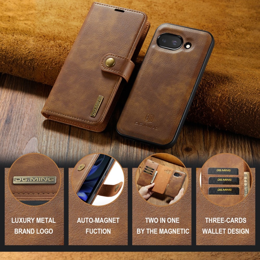 Cartera Magnet Wallet Google Pixel 9a Cognac