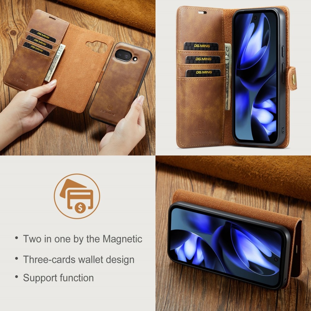 Cartera Magnet Wallet Google Pixel 9a Cognac