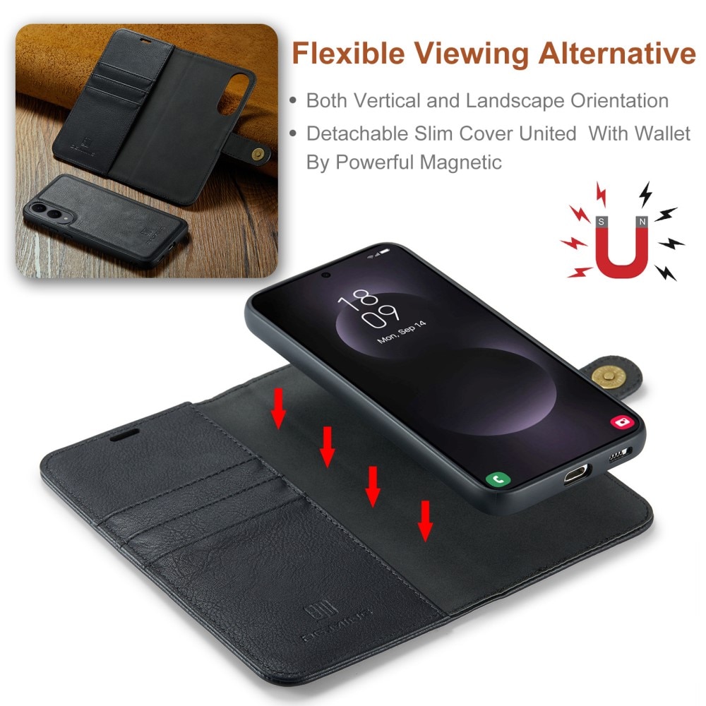 Cartera Magnet Wallet Samsung Galaxy S25 Edge Black