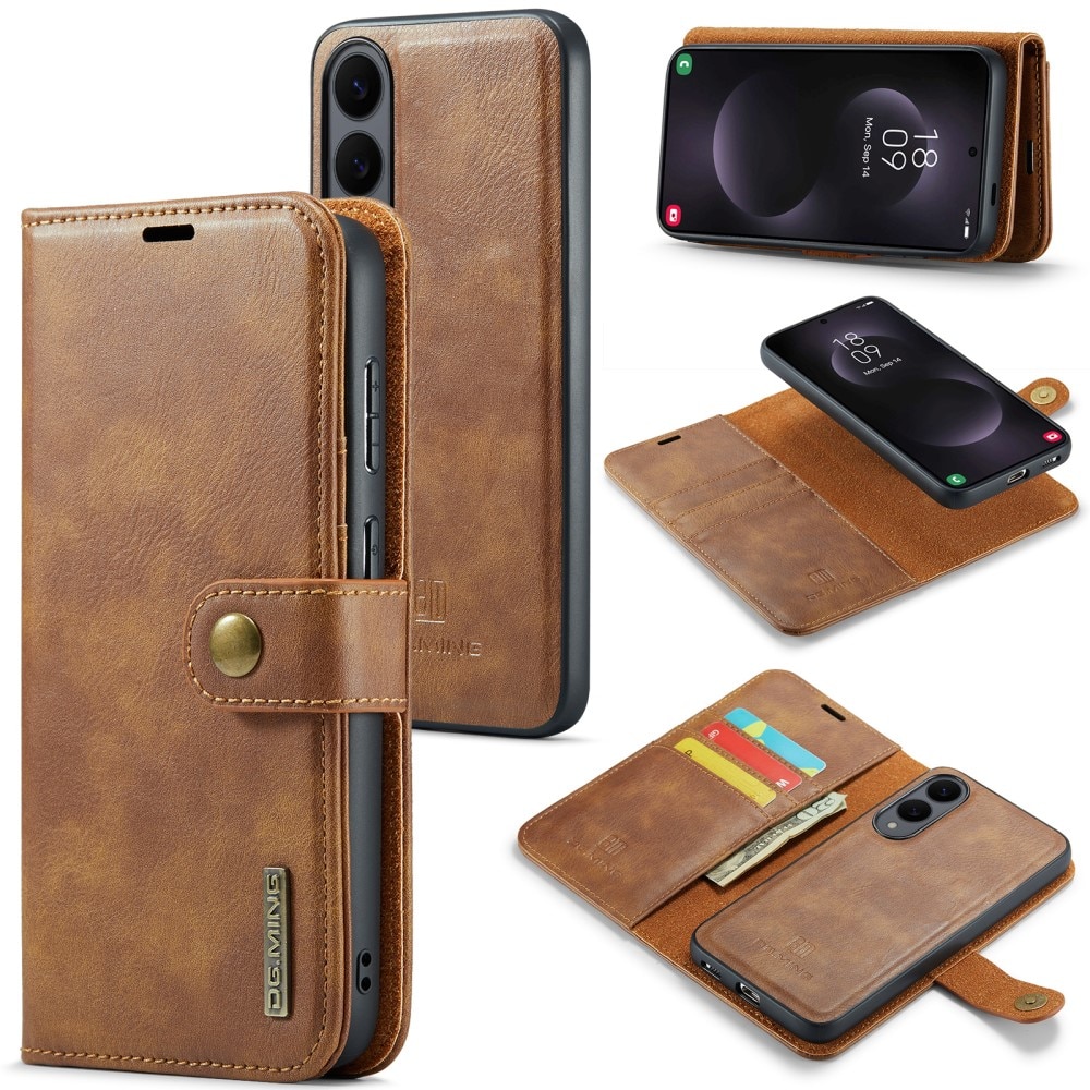 Cartera Magnet Wallet Samsung Galaxy S25 Edge Cognac