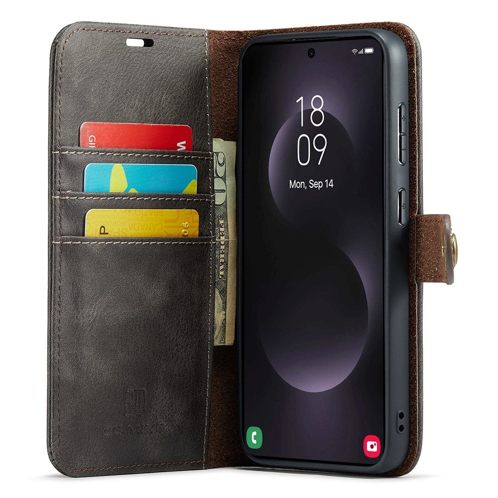 Cartera Magnet Wallet Samsung Galaxy S25 Edge Brown