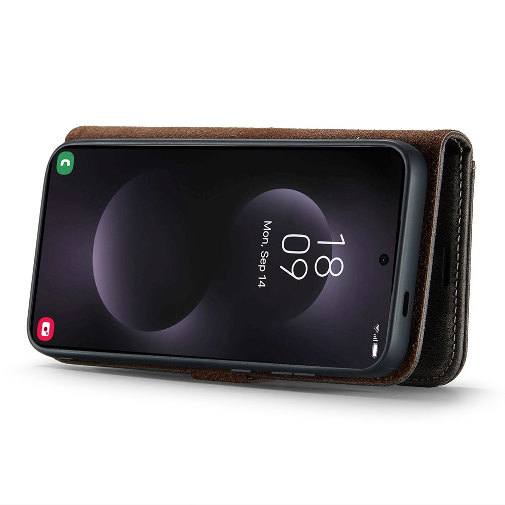 Cartera Magnet Wallet Samsung Galaxy S25 Edge Brown