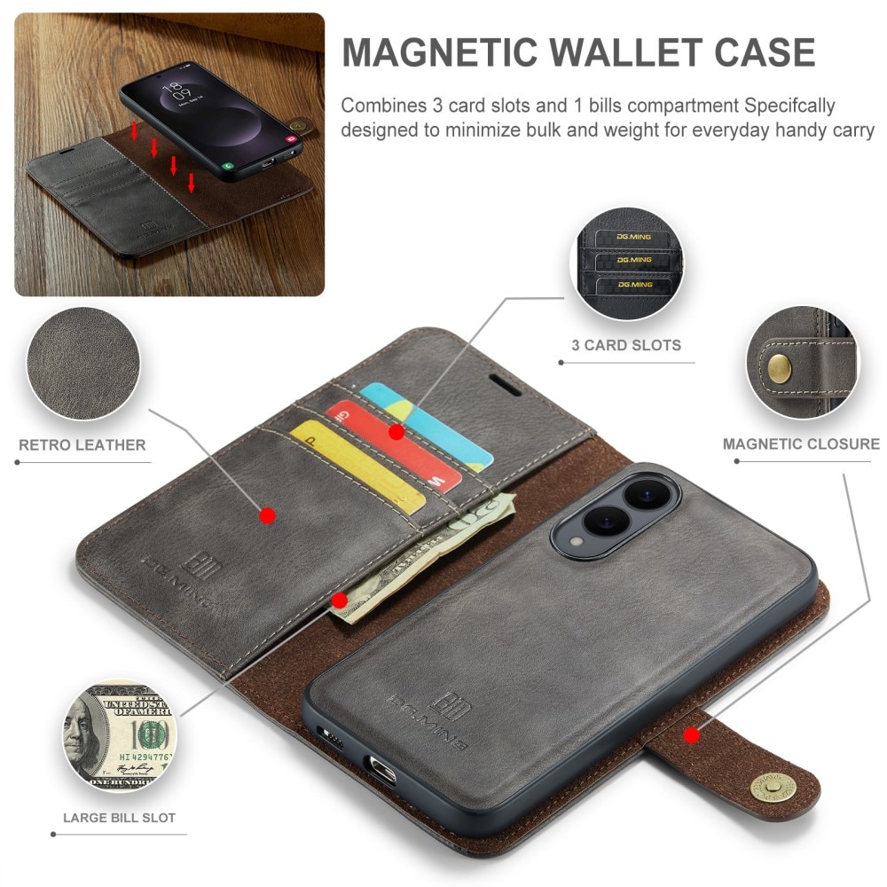 Cartera Magnet Wallet Samsung Galaxy S25 Edge Brown