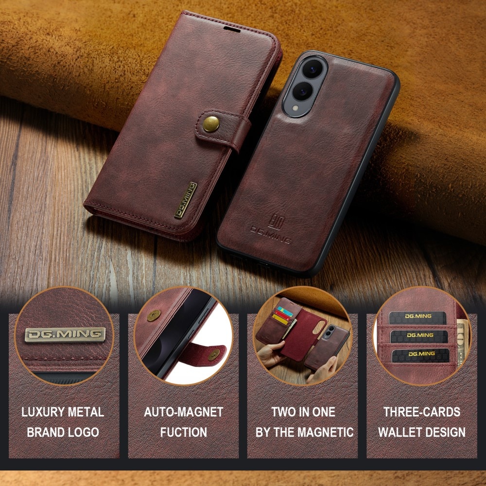 Cartera Magnet Wallet Samsung Galaxy S25 Edge Red