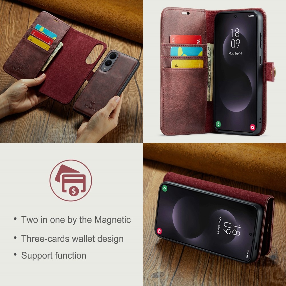 Cartera Magnet Wallet Samsung Galaxy S25 Edge Red